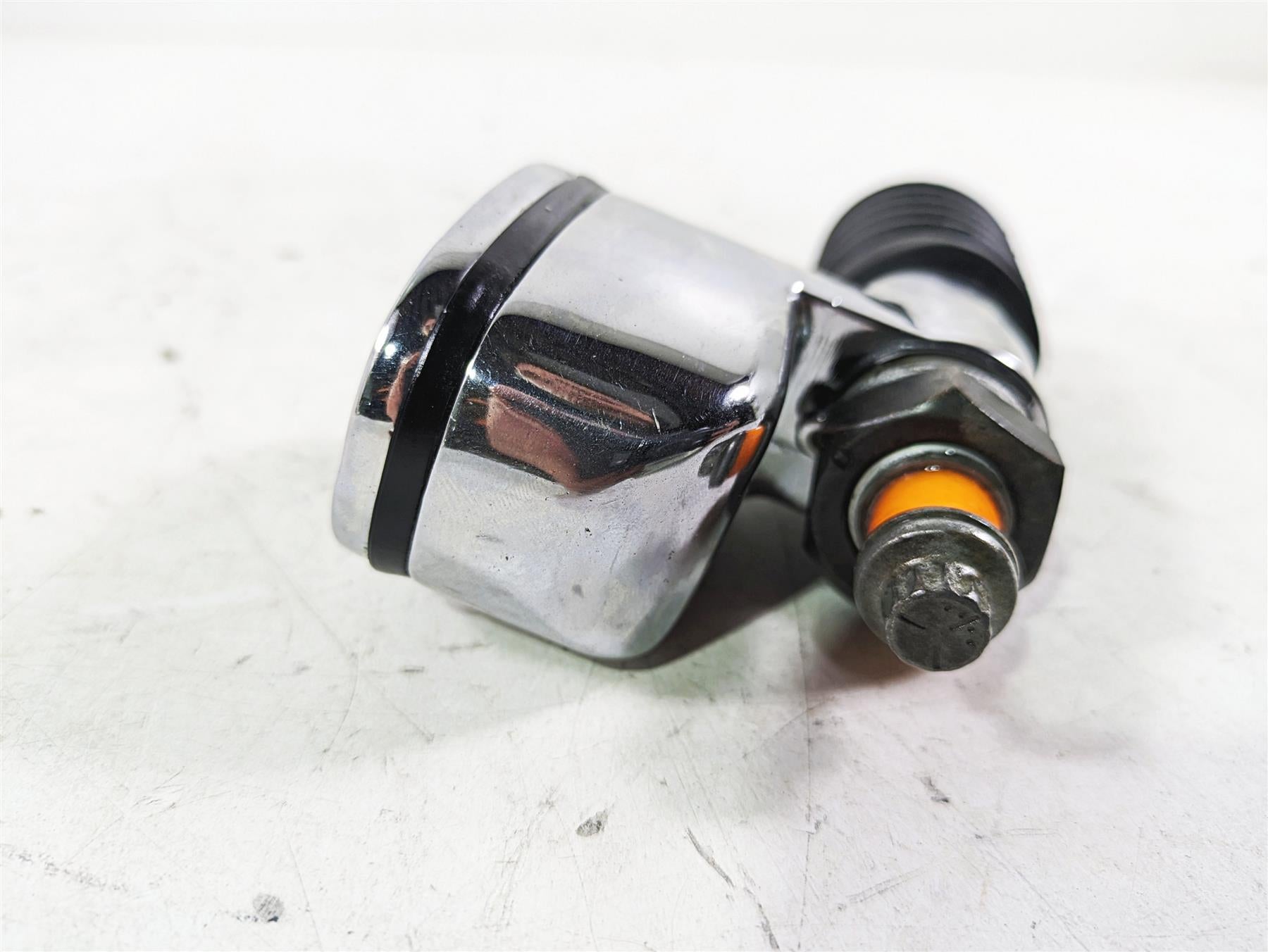 2002 Harley FLSTC Softail Heritage Chrome Rear Brake Master Cylinder 41755-99 {{ shop.shopifyCountryName }} - Mototech271