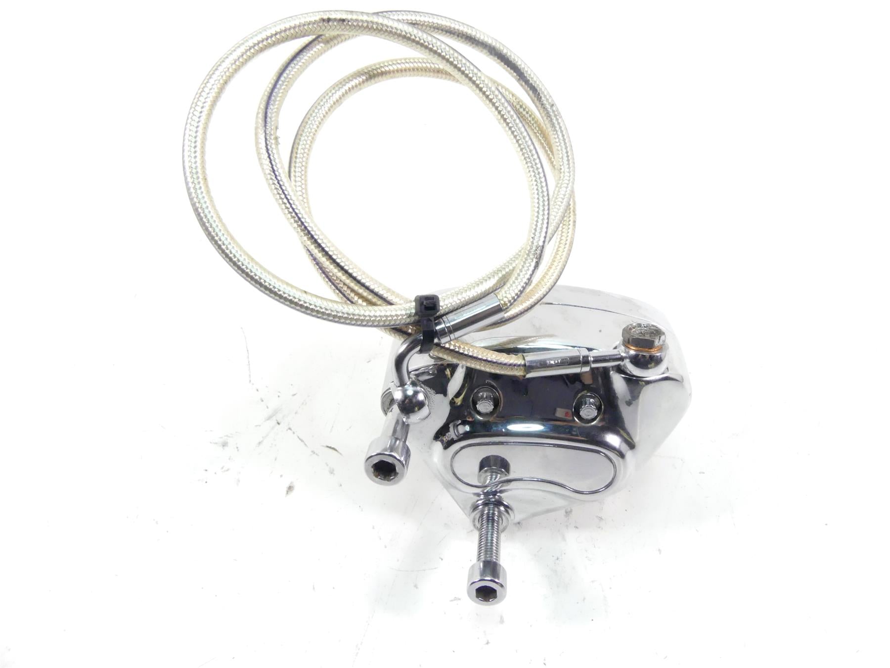 2017 Harley Softail FXSB Breakout Front Left Chrome Brake Caliper 44382-99C | Mototech271