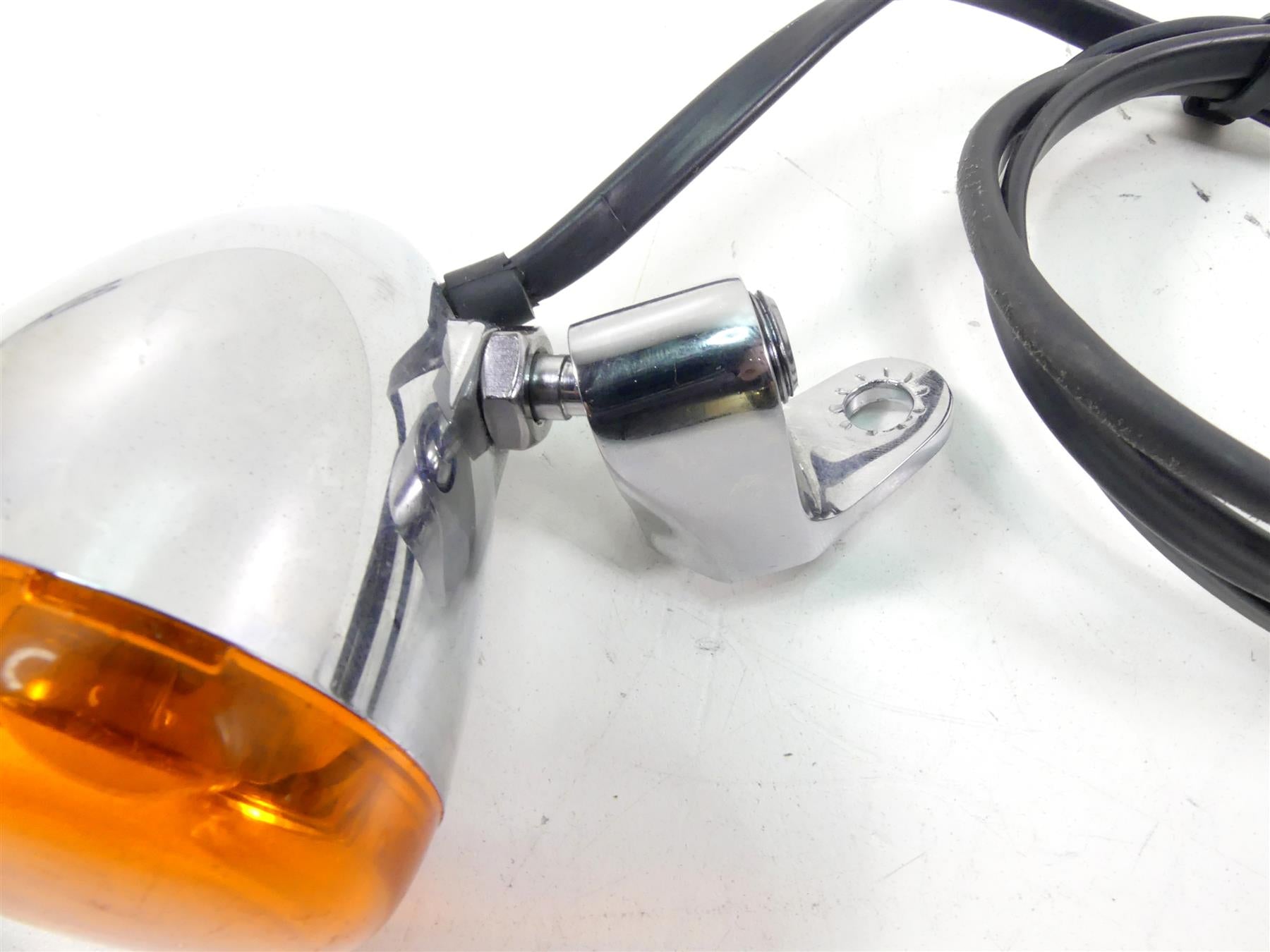 2017 Harley Softail FXSB Breakout Front Chrome Blinker Turn Signal Set 67800520 {{ shop.shopifyCountryName }} - Mototech271