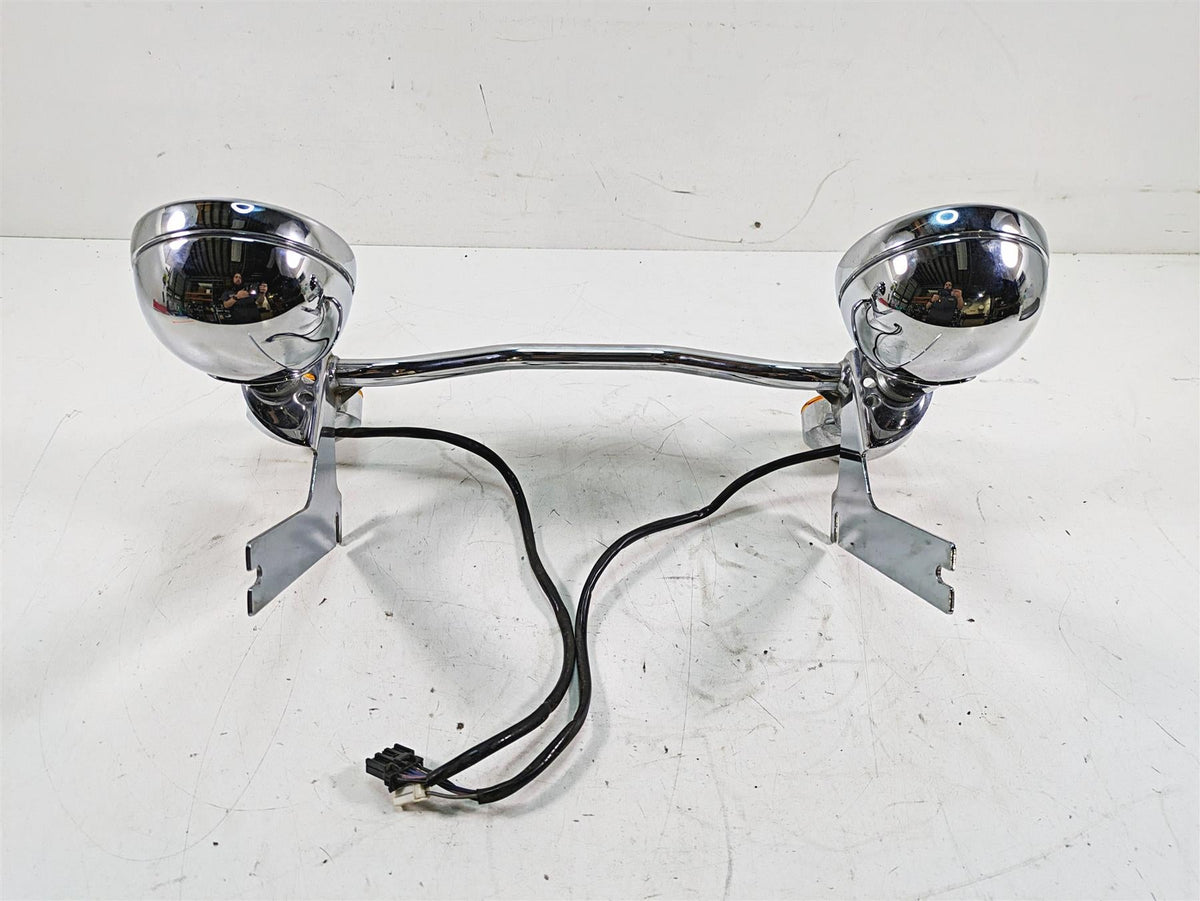 2011 Harley Touring FLHR Road King Front Spotlight Blinker Bar 68712-94A {{ shop.shopifyCountryName }} - Mototech271