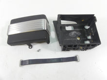 Load image into Gallery viewer, 2009 Harley FXDF Dyna Fat Bob Battery Tray Holder Stay Bracket &amp; Cover 70379-06B | Mototech271
