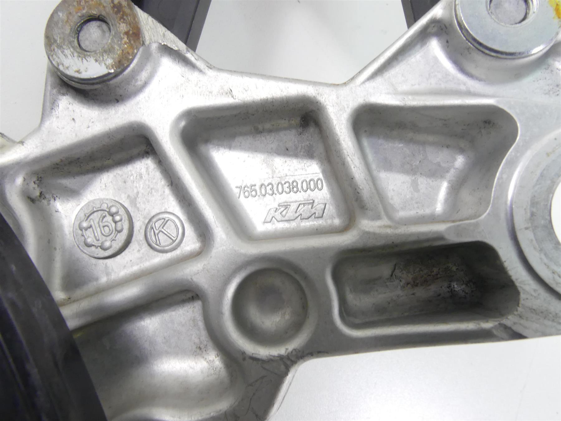 2017 Husqvarna 701 Enduro Left Front Footpeg Mount Holder 76503038000 {{ shop.shopifyCountryName }} - Mototech271