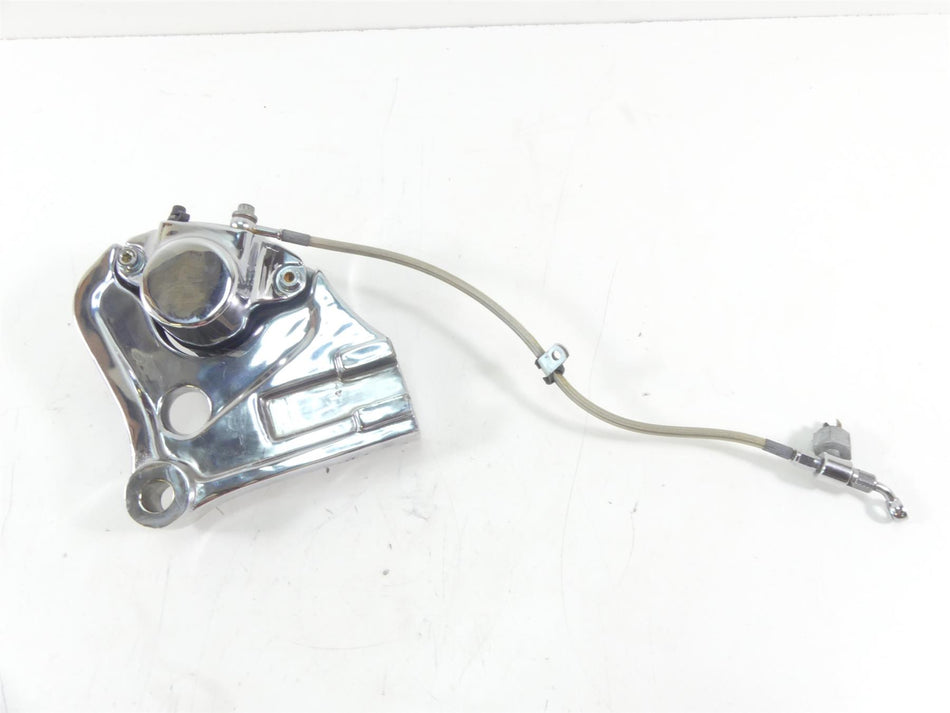 1997 Harley Dyna FXDS Super Glide Conv Rear Chrome Brake Caliper + Line 44050-87 {{ shop.shopifyCountryName }} - Mototech271