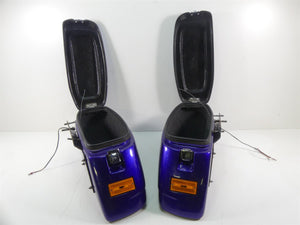 2003 Honda VTX1800R Custom Hard Saddlebag Saddle Bag Luggage Case Set - Read | Mototech271