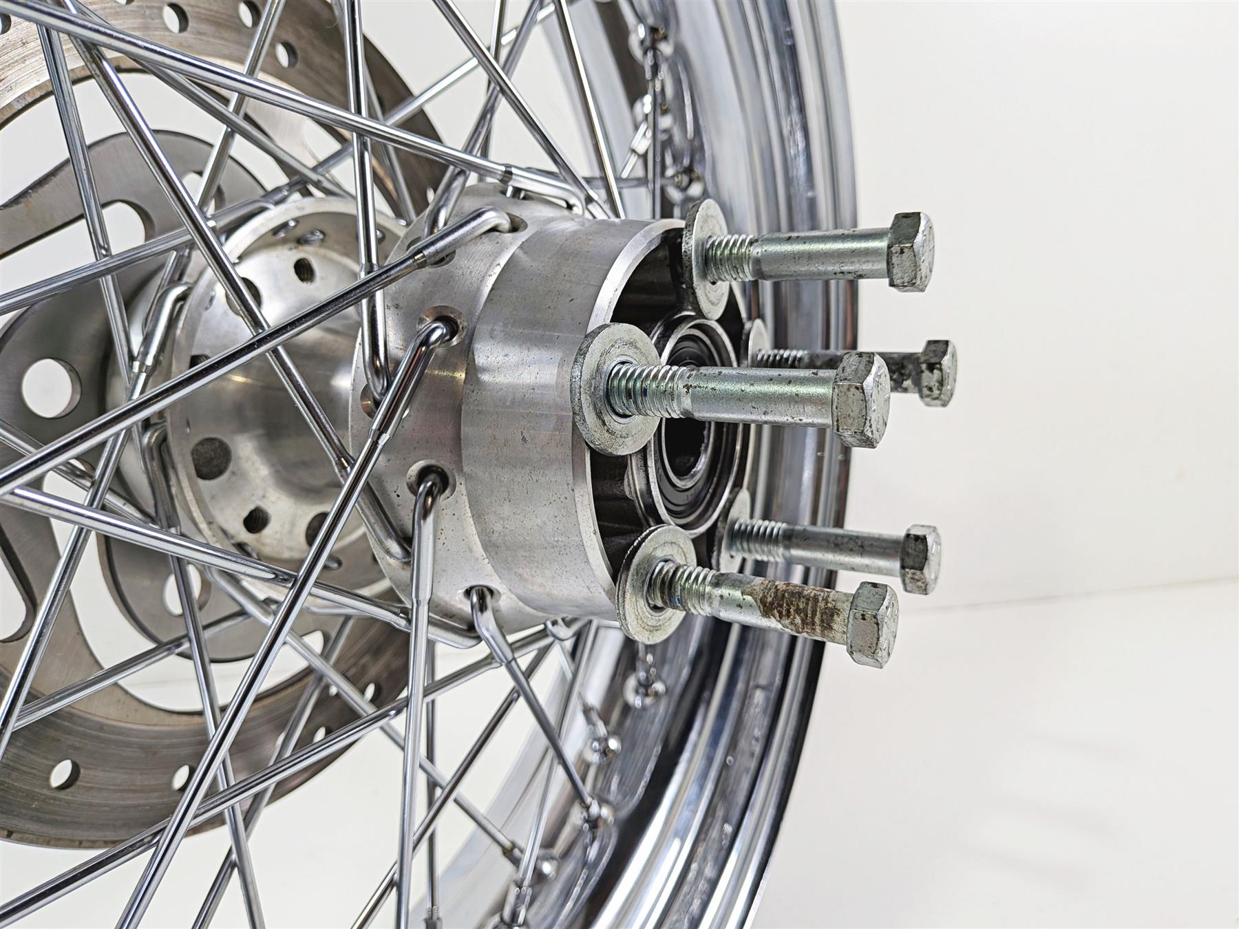 2006 Harley Davidson Dyna FXDBI Street Bob 17x4.5 Rear Wheel Rim -Read 40979-06B {{ shop.shopifyCountryName }} - Mototech271