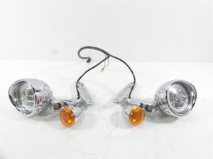 2004 Harley FLHTC SE CVO Electra Glide Front Spot Light Blinker Set 68836-04