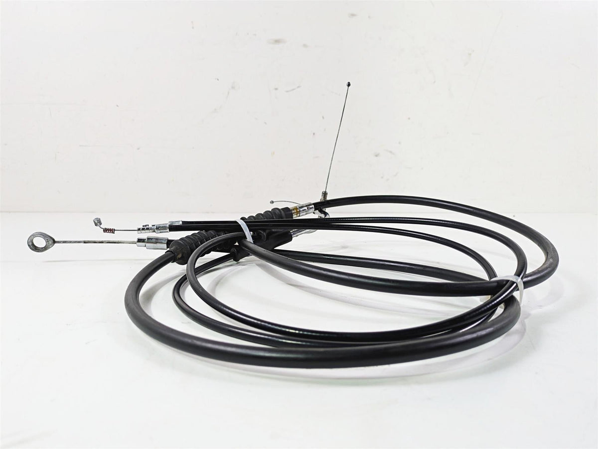 2011 Harley FXDC Dyna Super Glide 12" Extended Throttle Clutch Cable Set {{ shop.shopifyCountryName }} - Mototech271