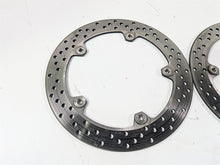 Load image into Gallery viewer, 2010 BMW R1200GS K25 Front Brake Disc Rotor Set 305mm 34117711427
