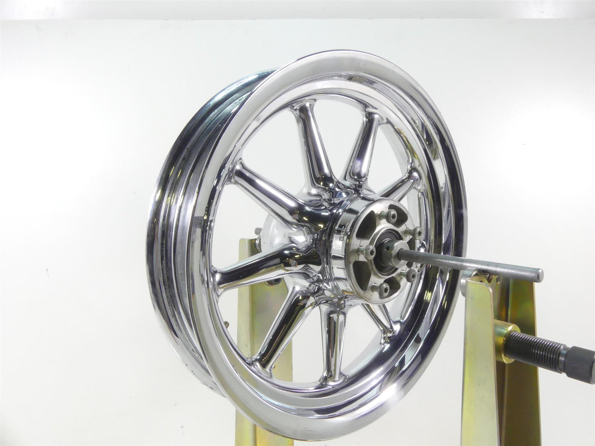 2007 Harley Touring FLHTCU SE CVO Electra Glide Front Chrome Wheel 16x3 43539-08 {{ shop.shopifyCountryName }} - Mototech271
