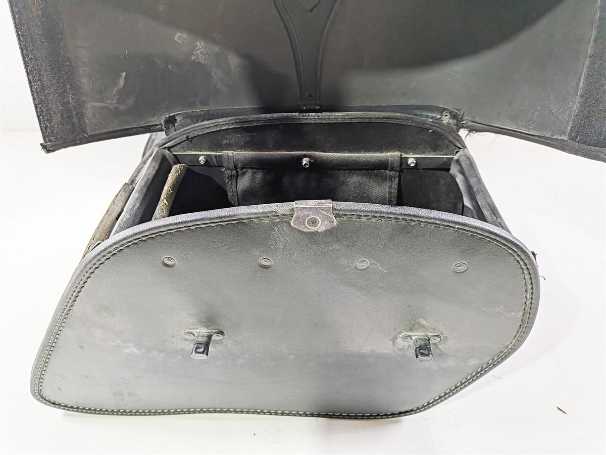 1997 Honda GL1500 CA Valkyrie Viking Bags Leather Saddle Bag Saddlebag Set-Mototech271