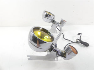 2002 Harley Touring FLHRCI Road King Front Chrome Spot Light Blinker 68712-94A | Mototech271