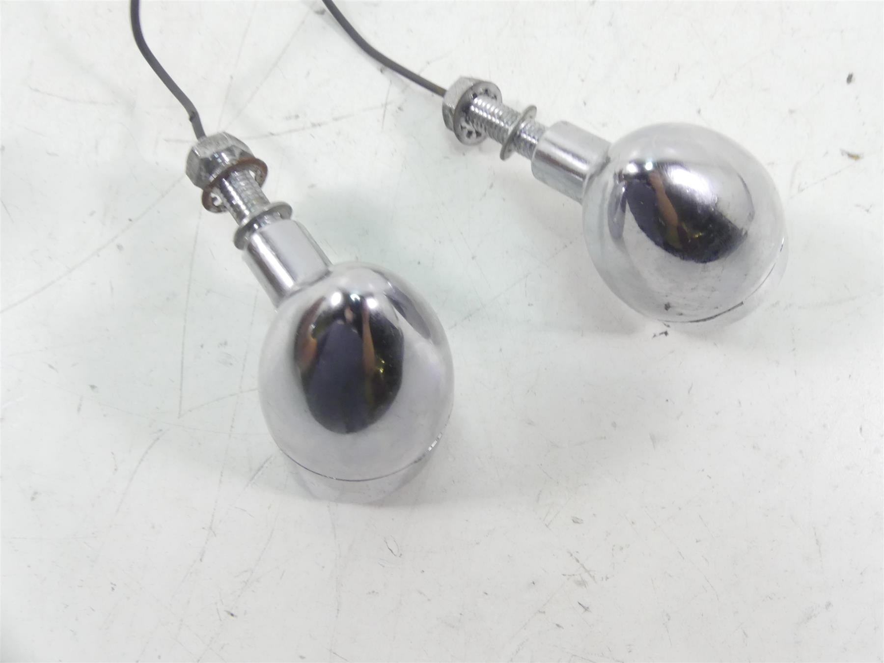 2001 Indian Centennial Scout Rear Chrome Turn Signal Blinker Set 66-063 66-064 {{ shop.shopifyCountryName }} - Mototech271