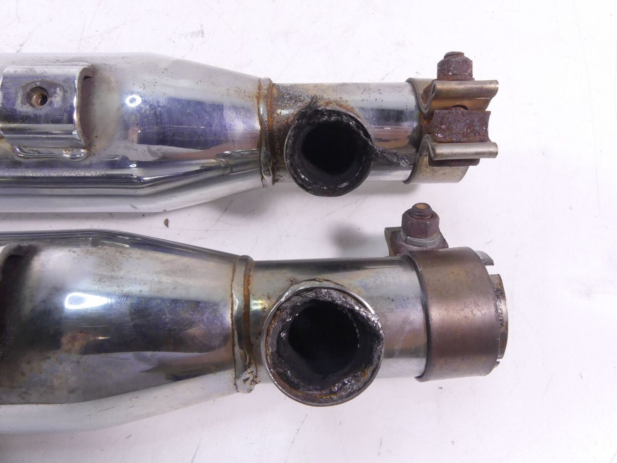 2002 Harley FLSTCI Softail Heritage Screamin Eagle II 2 Muffler Pipe Set 80448-F {{ shop.shopifyCountryName }} - Mototech271