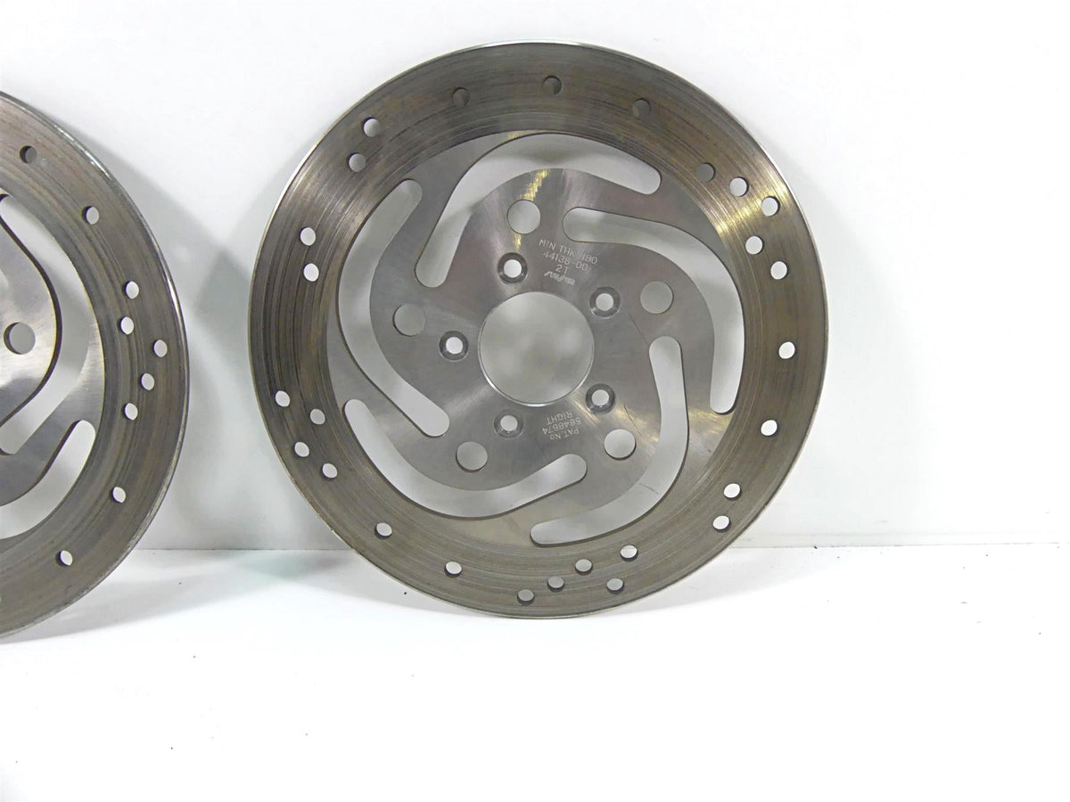 2003 Harley Touring FLHTCI E-Glide 100TH Front Brake Rotor Disc Set 44136-00 {{ shop.shopifyCountryName }} - Mototech271