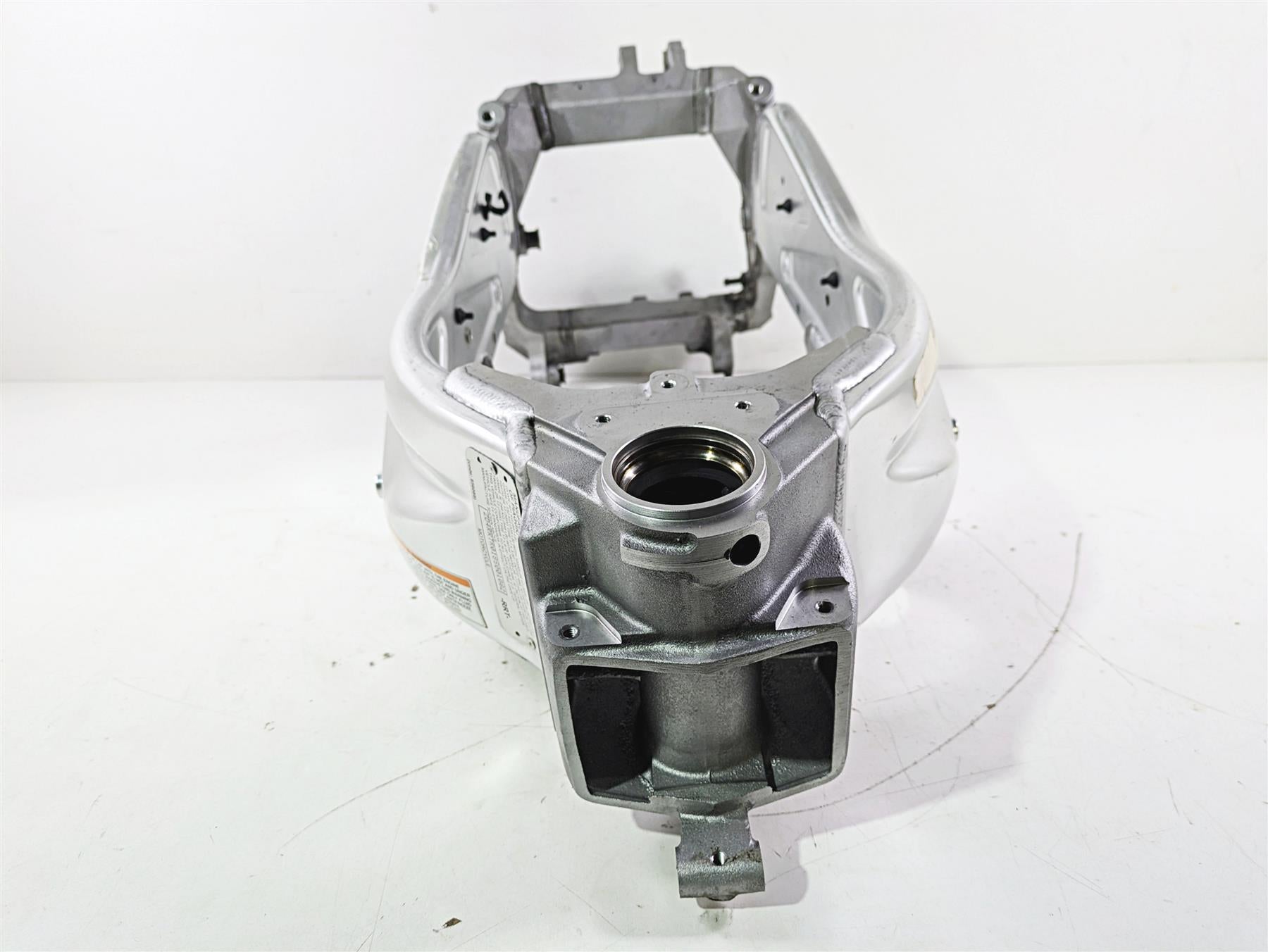 2008 Aprilia RSVR 1000 Factory Straight Main Frame Chassis Silver With Clean Mississippi Title AP8146974 {{ shop.shopifyCountryName }} - Mototech271
