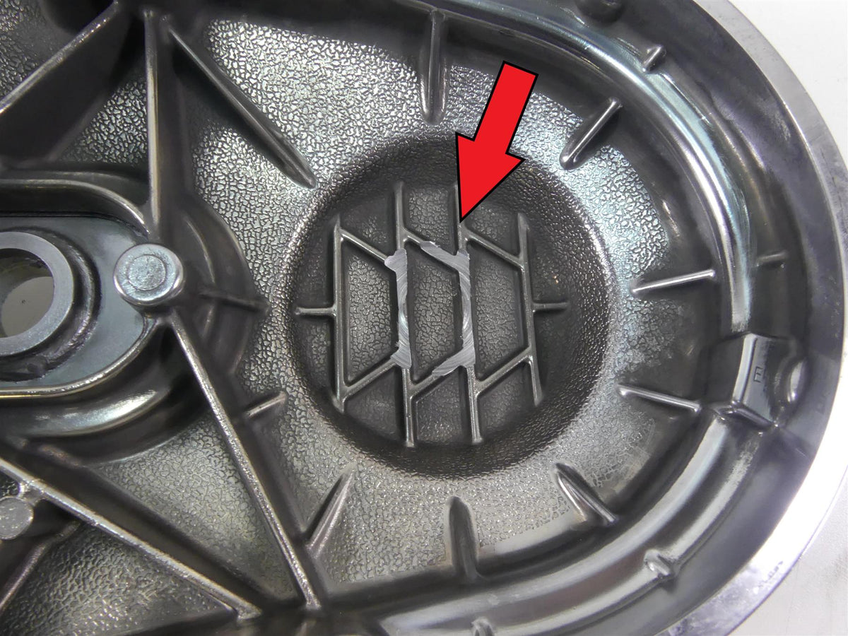 2003 Harley Dyna 100TH FXDL Low Rider Outer Primary Drive Clutch Cover 60506-99 {{ shop.shopifyCountryName }} - Mototech271
