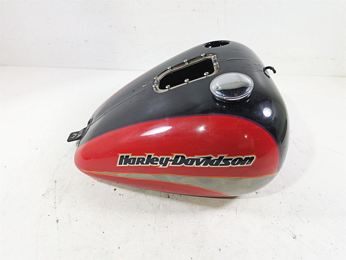 2005 Harley Softail FLSTFSE CVO Fat Boy Fuel Tank Electric Cherry -Dent 62208-05 {{ shop.shopifyCountryName }} - Mototech271