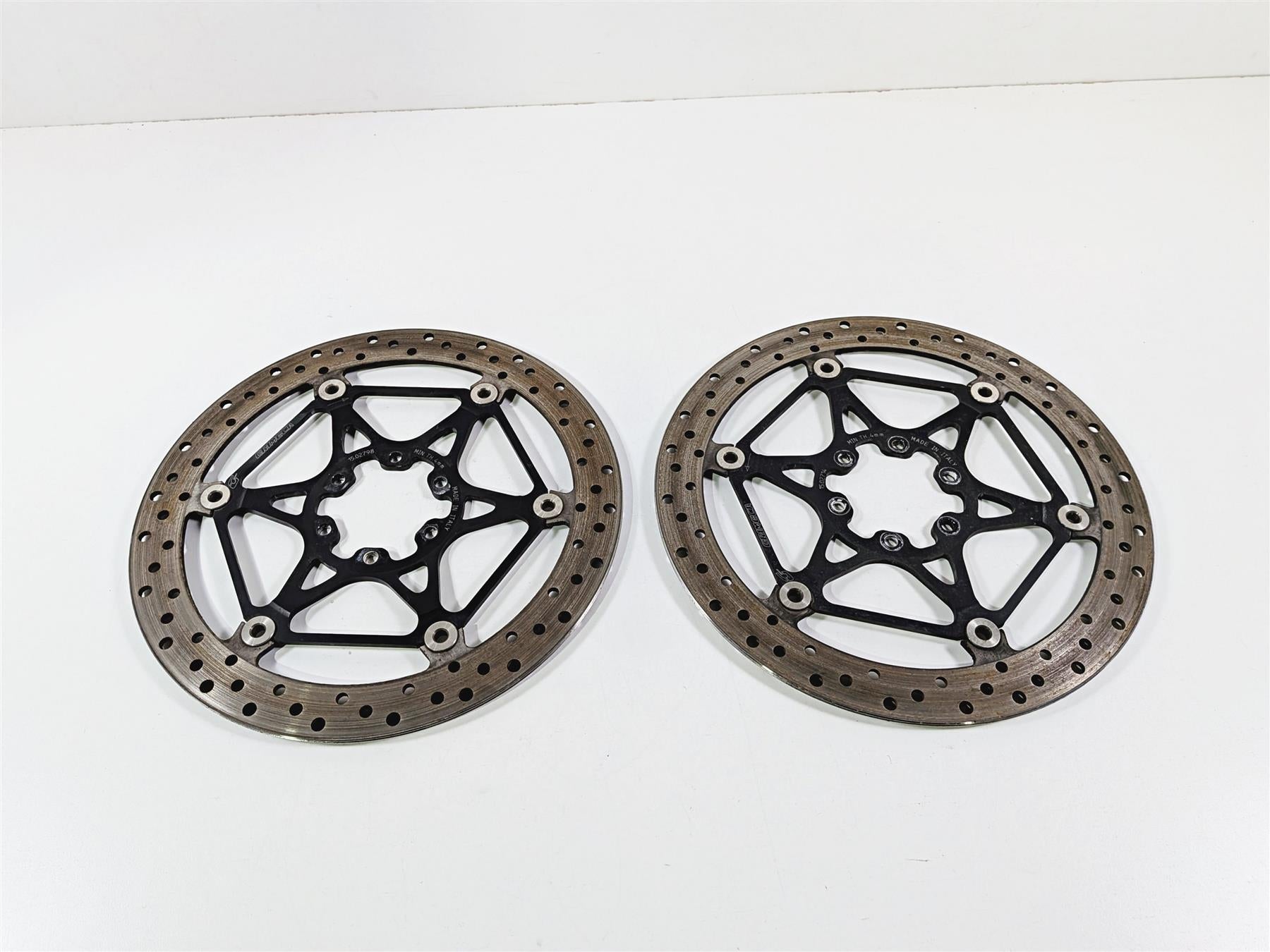 2016 Aprilia RSV 1100 Tuono V4 Factory Grimeca Front Brake Rotor Disc Set {{ shop.shopifyCountryName }} - Mototech271