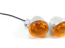 Load image into Gallery viewer, 2010 Harley FXDF Dyna Fat Bob Rear Chrome Blinker Turn Signal Set 68977-00

