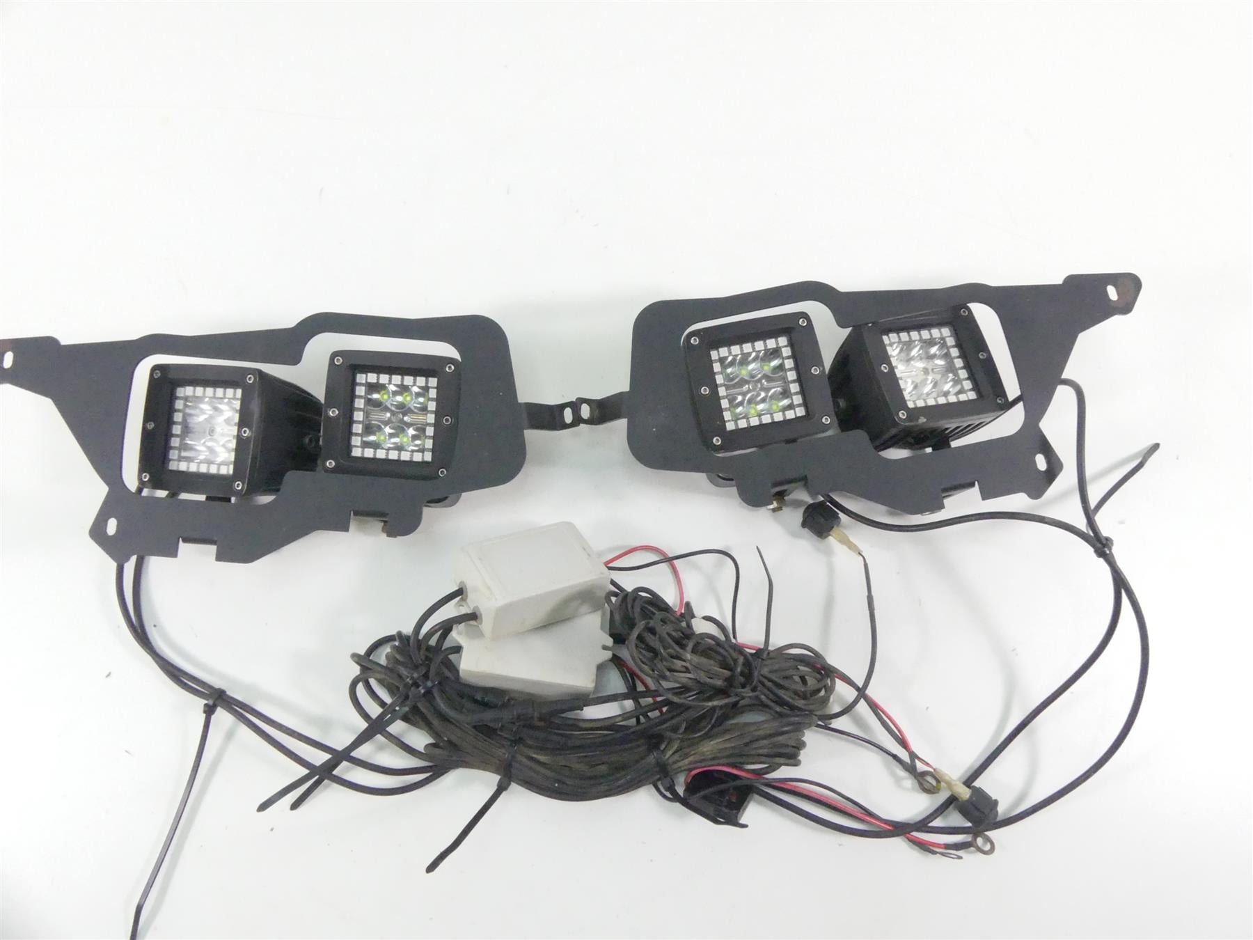 2018 Polaris RZR S 900 Aftermarket LED Headlight Head Light + Mounts & Wiring {{ shop.shopifyCountryName }} - Mototech271