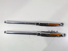 Load image into Gallery viewer, 2009 Harley FXCWC Softail Rocker Chrome Front Fork Leg Set 46950-08 46953-08
