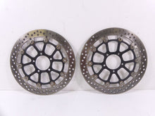 Load image into Gallery viewer, 2015 Ducati Diavel Dark Front Brembo Brake Disc Rotor Set 49241011A
