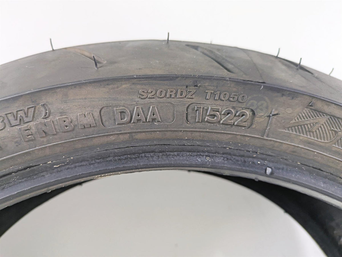 Used Rear Motorcycle Tire Bridgestone Battlax Hypersport S20 R 190/50ZR17 49miles Only {{ shop.shopifyCountryName }} - Mototech271