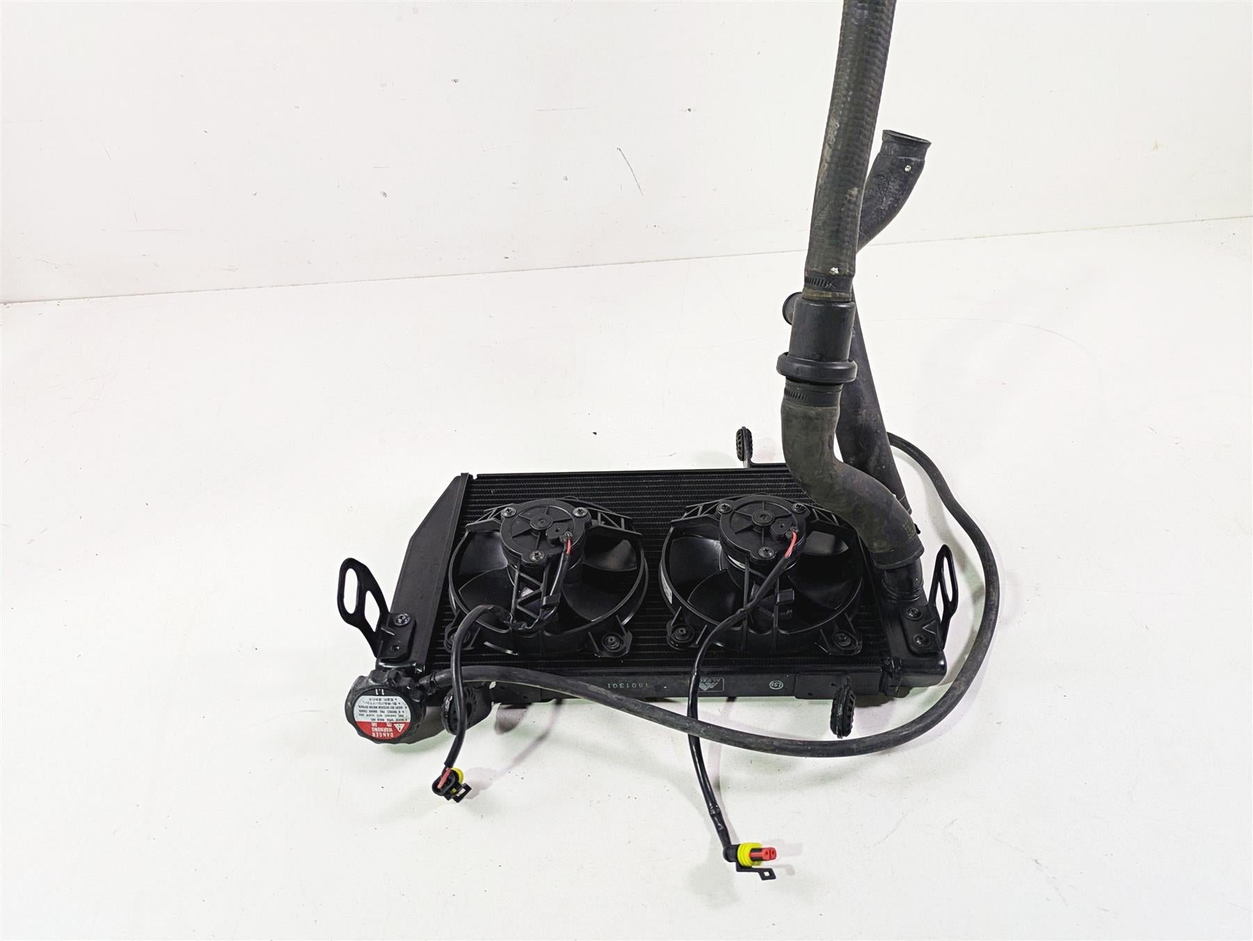 2013 Ducati Hypermotard 821 SP Radiator Fans Reservoir Hoses Set 54840981D {{ shop.shopifyCountryName }} - Mototech271