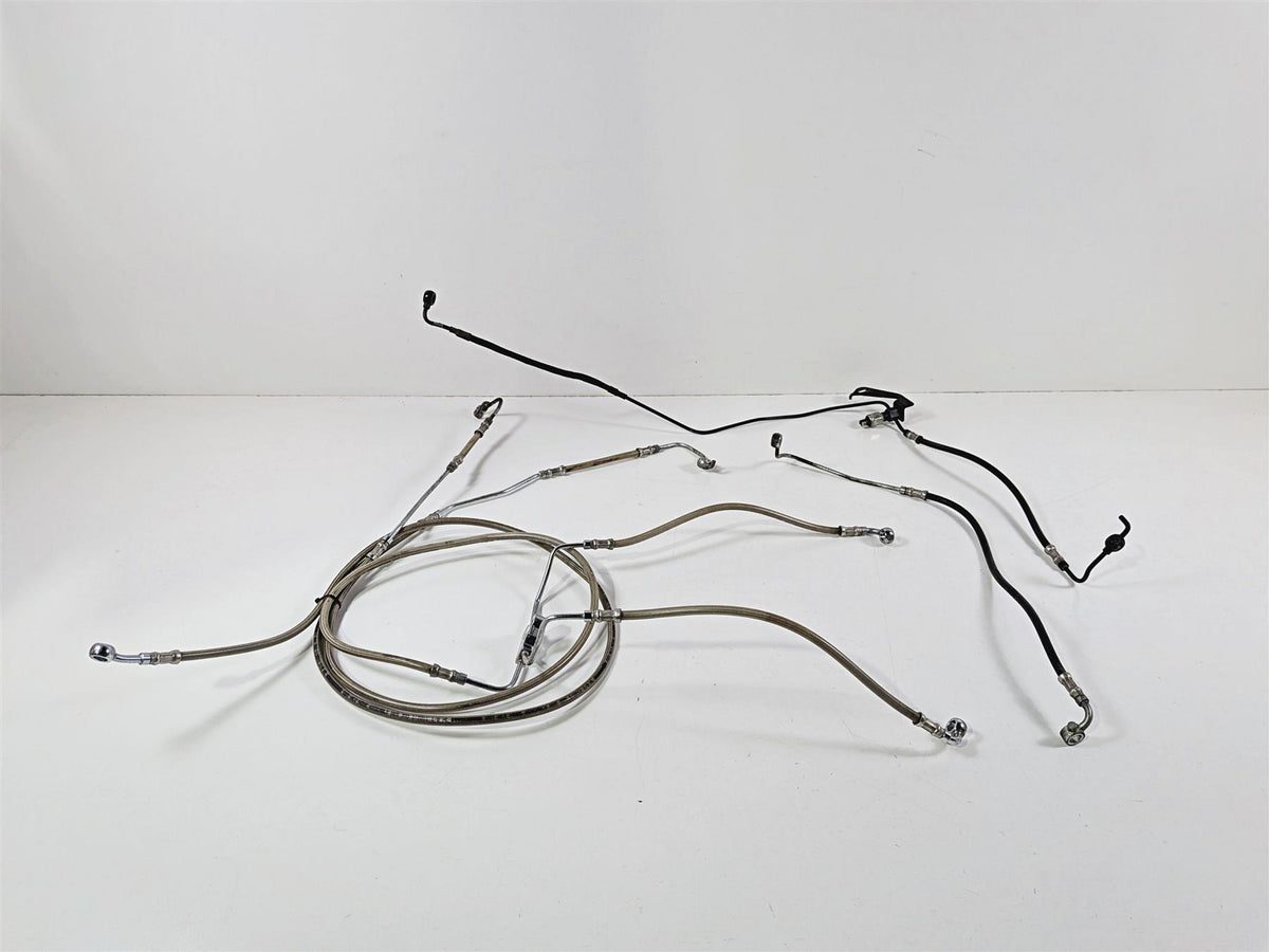 2011 Harley Touring FLHTCU CVO Electra Glide Abs Brake Line Set 42388-09-Mototech271