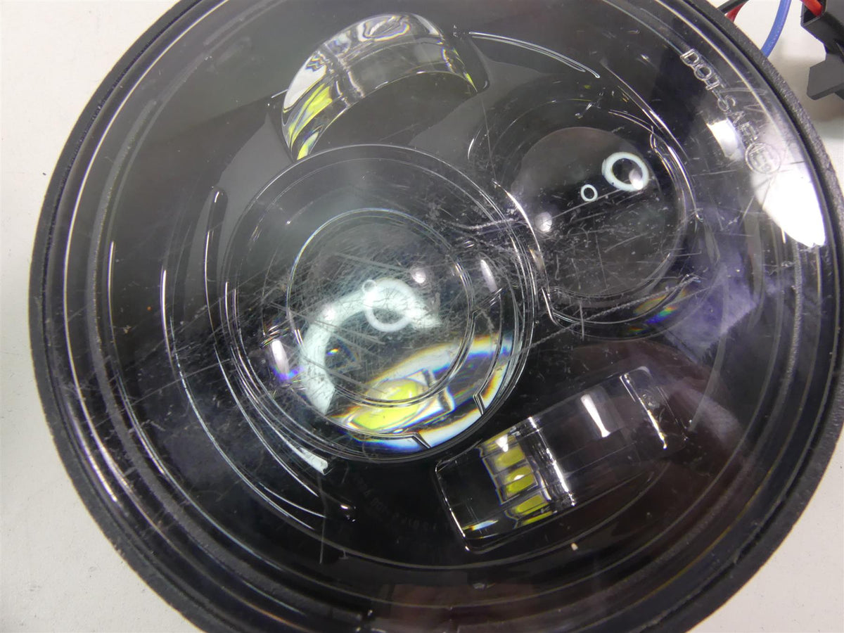 2014 Harley Dyna FXDF Fat Bob Led Headlight Light Bulb Lens Set - Scratched {{ shop.shopifyCountryName }} - Mototech271