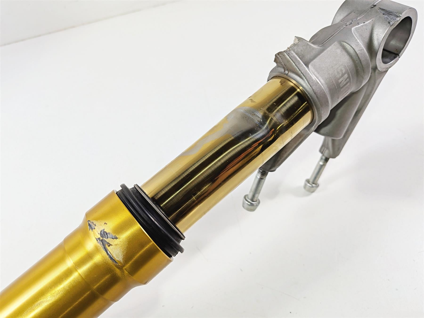 2022 Ducati Panigale V4 S V4S Damaged Right Front Ohlins Fork 34421242B-Mototech271