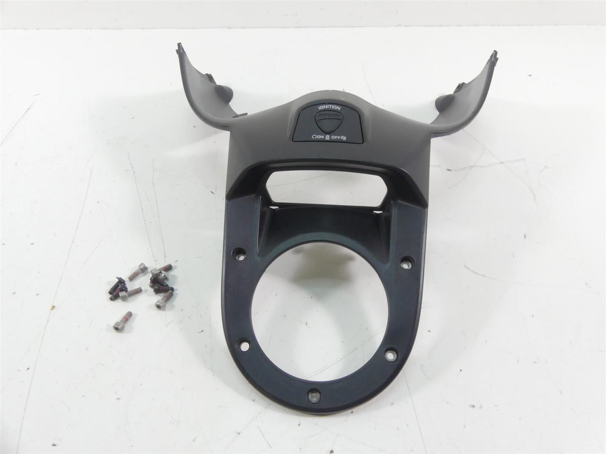 2015 Ducati Diavel Carbon Red Fuel Gas Tank Cap Instrument Cover 48013072A {{ shop.shopifyCountryName }} - Mototech271