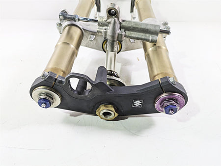 2008 Suzuki GSXR600 Front End Fork Leg Triple Tree Axle 51103-01H10 51104-01H10 {{ shop.shopifyCountryName }} - Mototech271