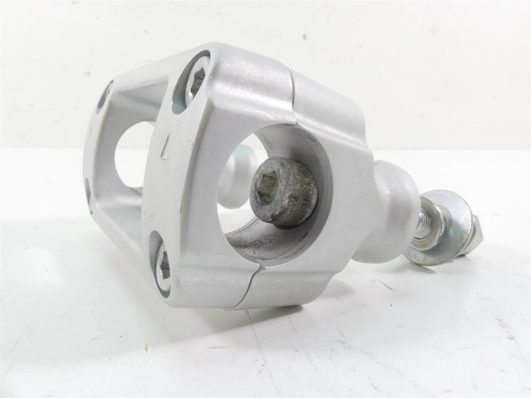 2008 Ducati Hypermotard 1100 Handlebar Handle Bar Riser Holder Set 36010921A {{ shop.shopifyCountryName }} - Mototech271