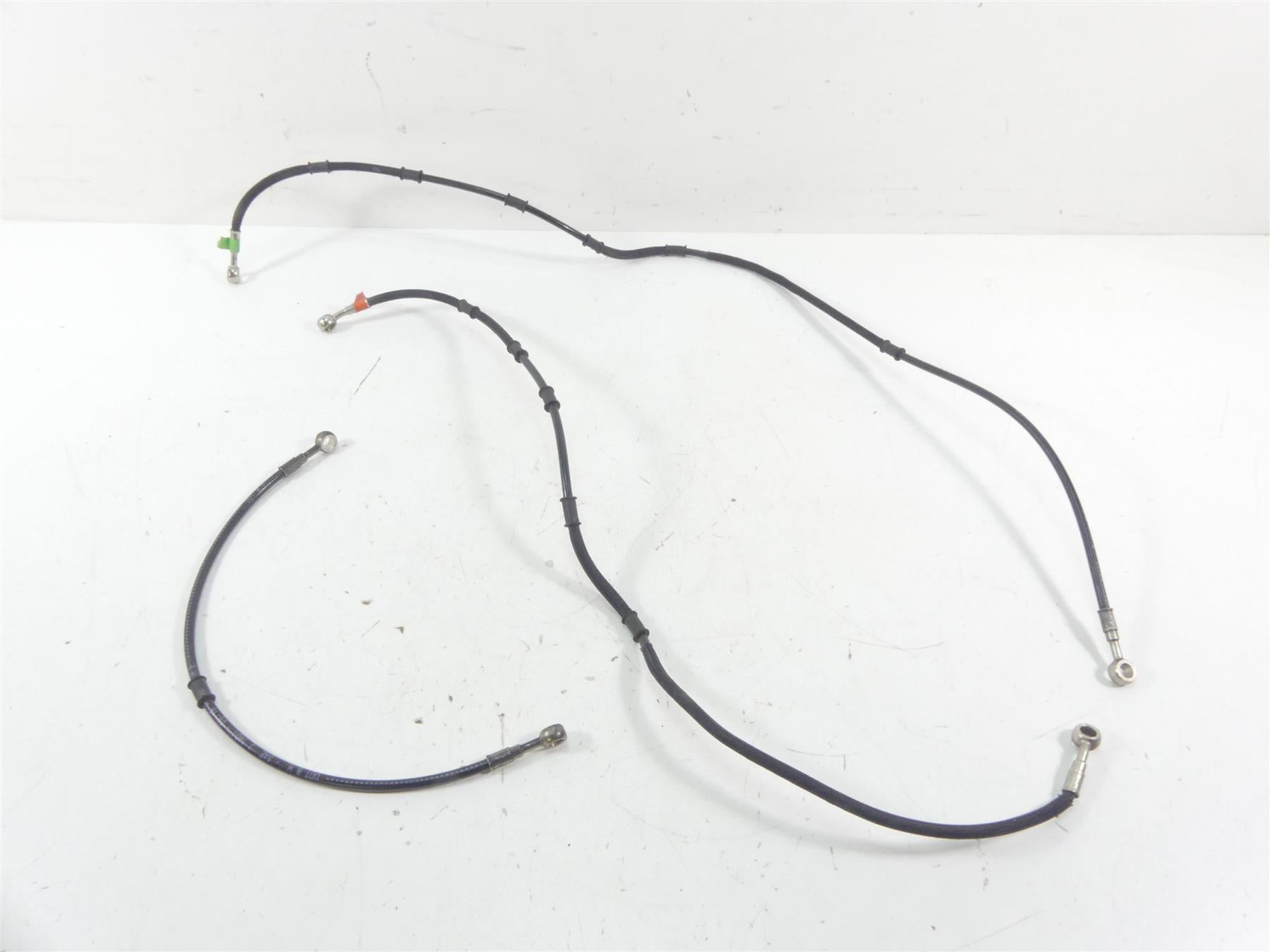 2017 Ducati Monster 1200 S Front Abs Brake Line Hose Set 61810553B 61810531B