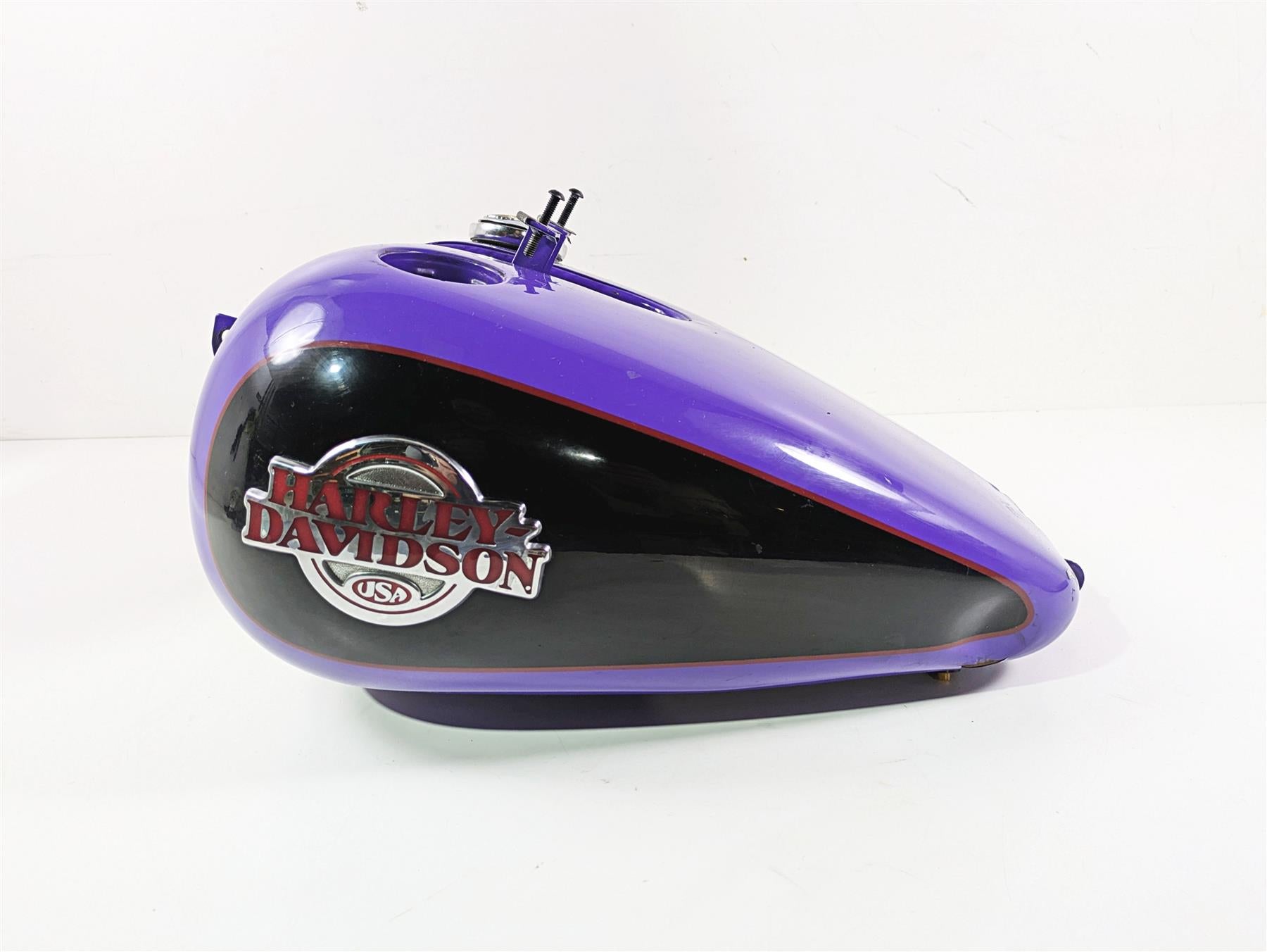 1999 Harley Dyna FXDL Low Rider Fuel Gas Petrol Tank Purple - Dented 61054-96 {{ shop.shopifyCountryName }} - Mototech271