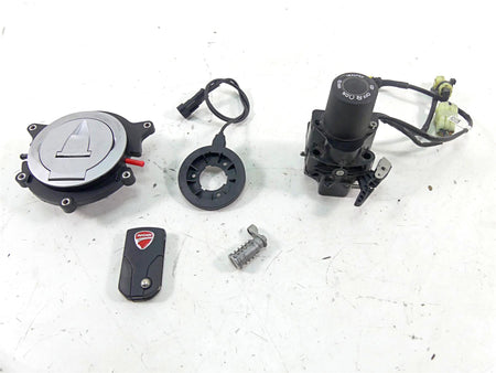 2013 Ducati Diavel Red Ignition Switch Key Fob Fuel Cap Antenna Set 59821111A {{ shop.shopifyCountryName }} - Mototech271