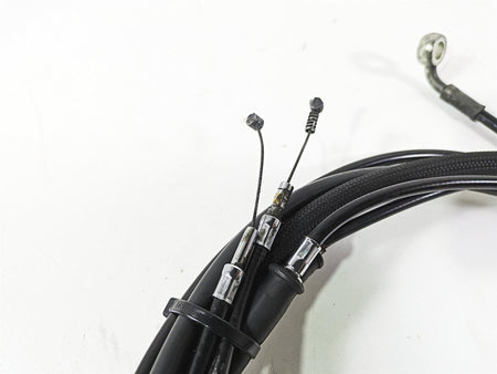 2017 Harley Dyna FXDB Street Bob Brake Clutch Throttle Cable Set 14" Ape Hanger {{ shop.shopifyCountryName }} - Mototech271