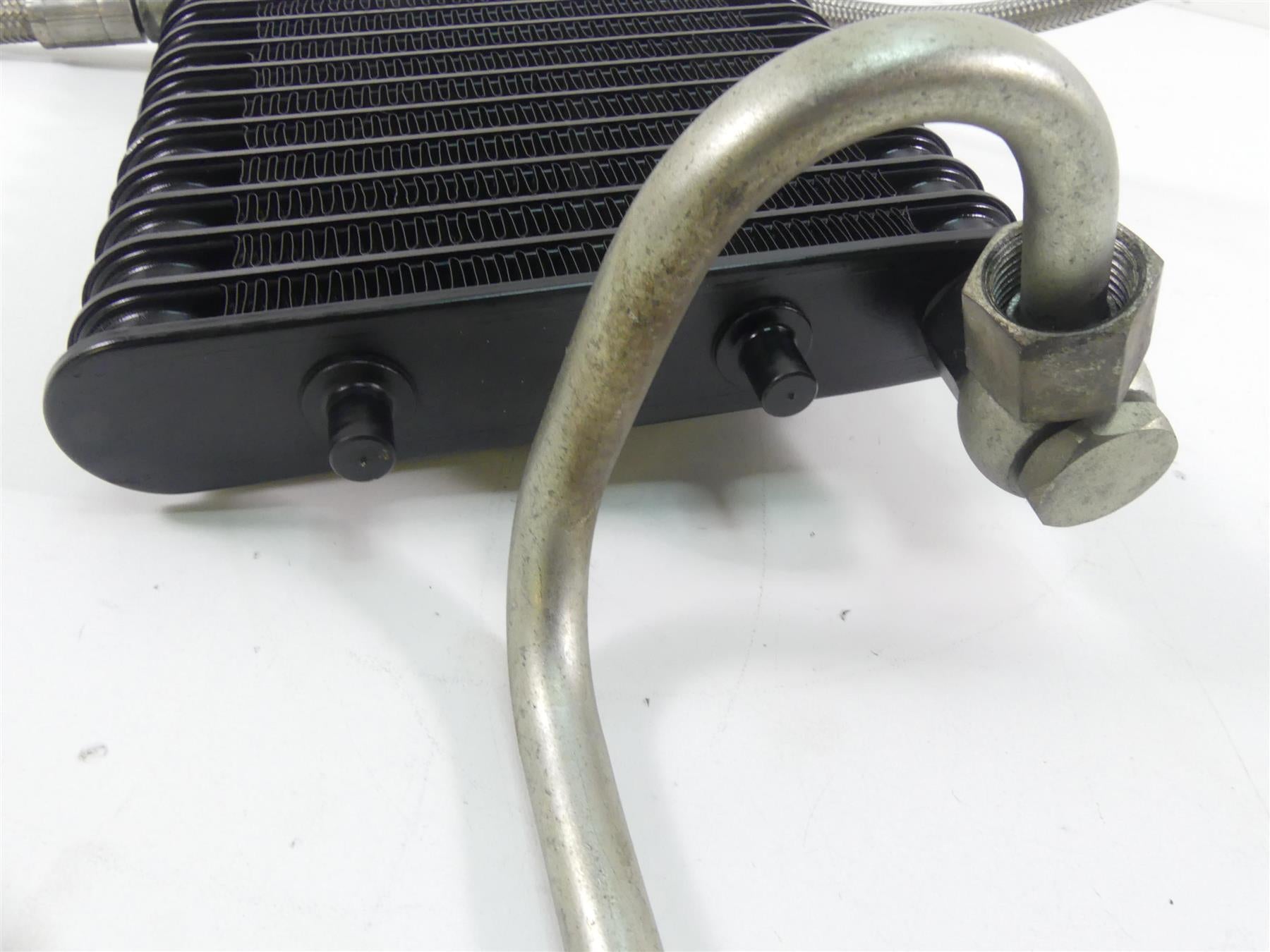 2002 Triumph Bonneville America Oil Cooler Radiator & Line Set T2100283 T2108110 {{ shop.shopifyCountryName }} - Mototech271