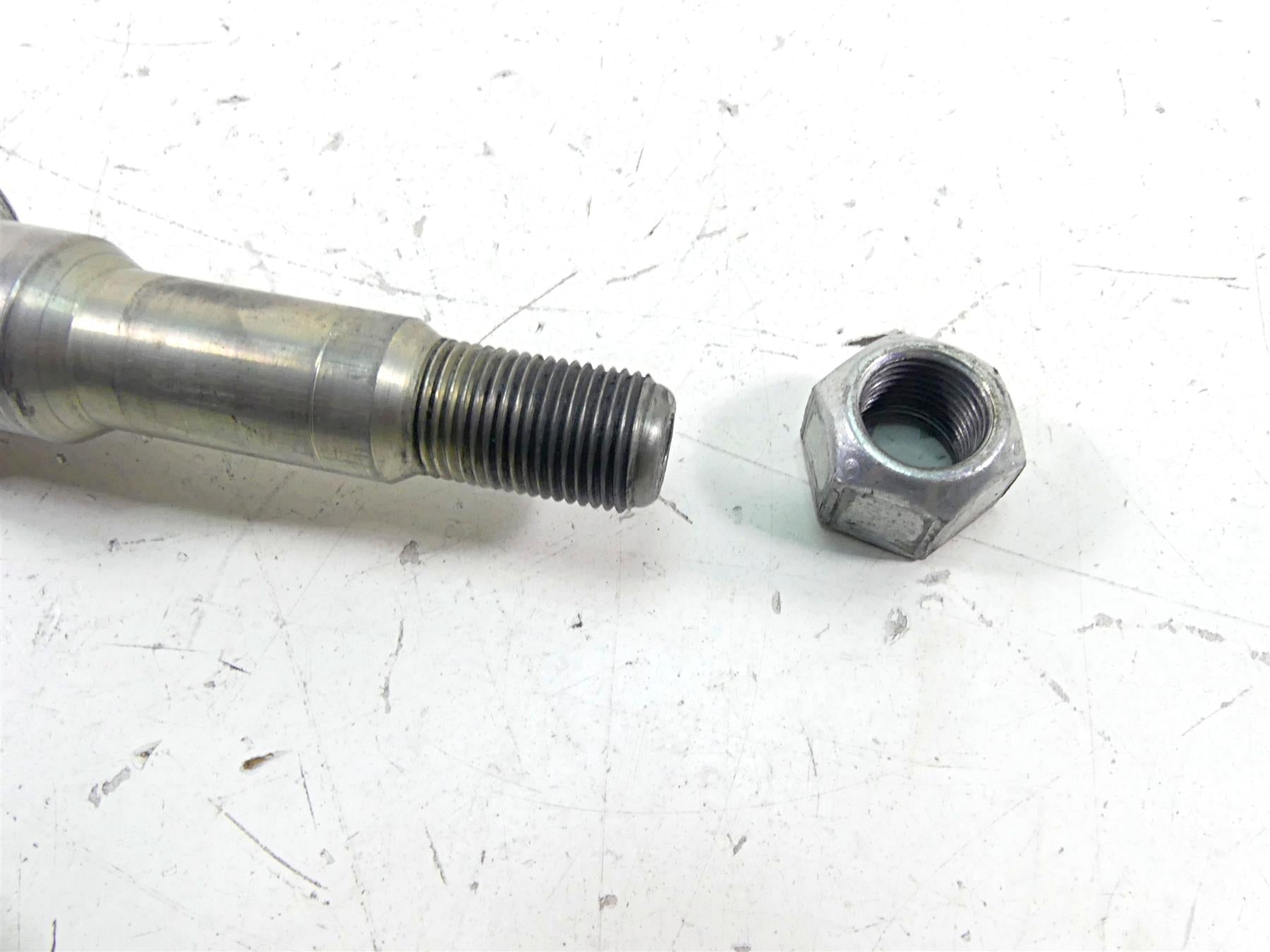 2011 Harley Softail FLSTF Fat Boy Front 25mm Wheel Spindle Axle 41545-07A {{ shop.shopifyCountryName }} - Mototech271
