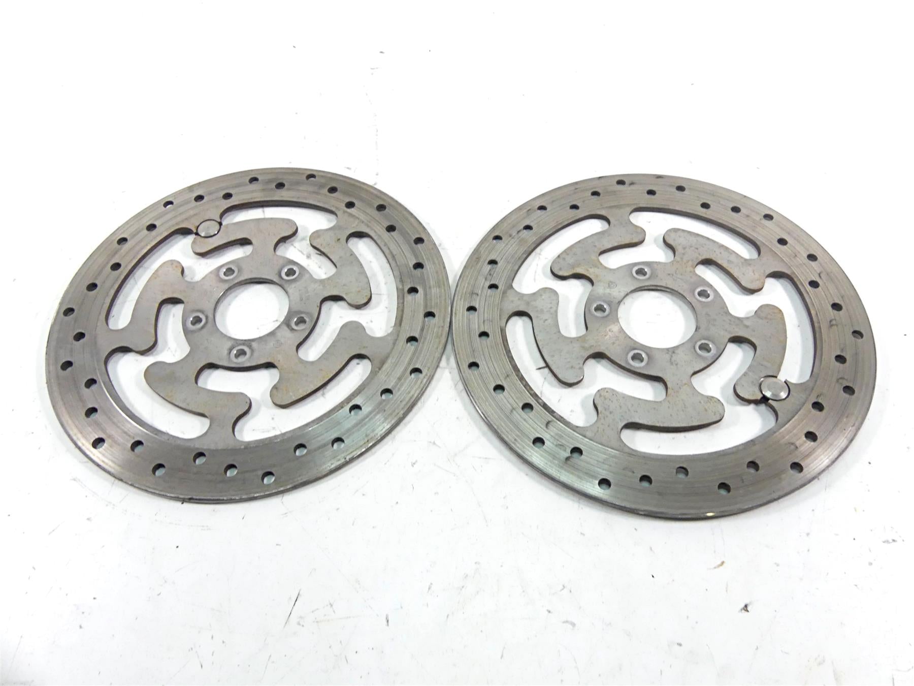 2010 Harley Touring FLHRC Road King Front Brake Disc Rotor Set 41808-08 41809-08 {{ shop.shopifyCountryName }} - Mototech271