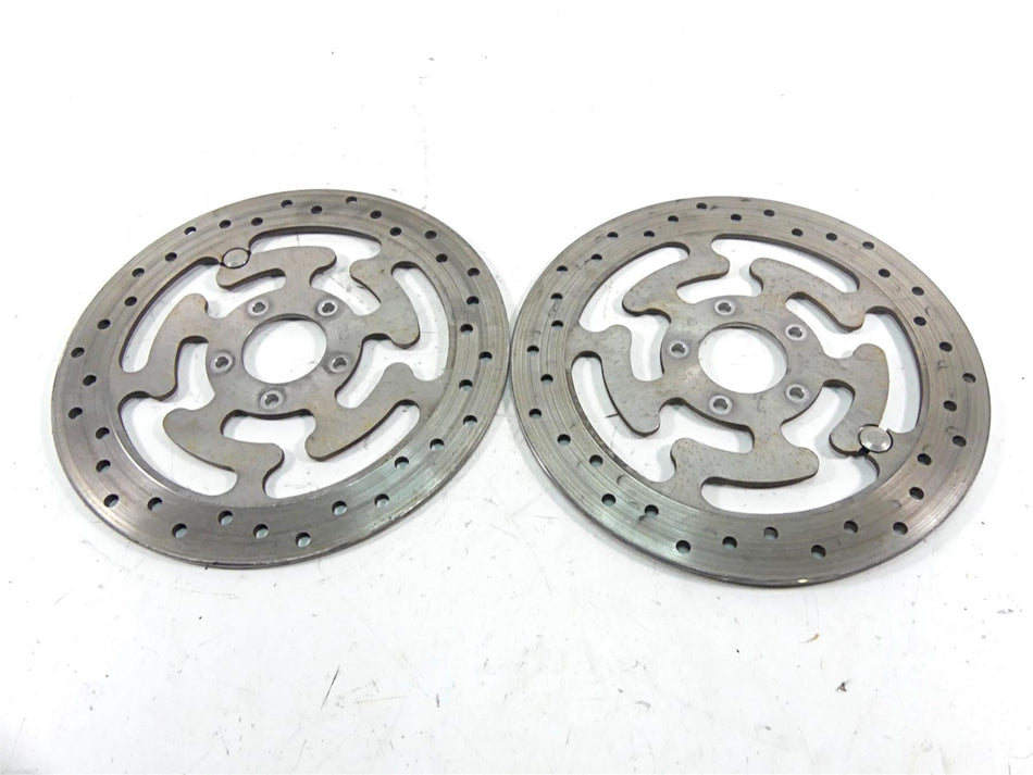 2010 Harley Touring FLHRC Road King Front Brake Disc Rotor Set 41808-08 41809-08 {{ shop.shopifyCountryName }} - Mototech271