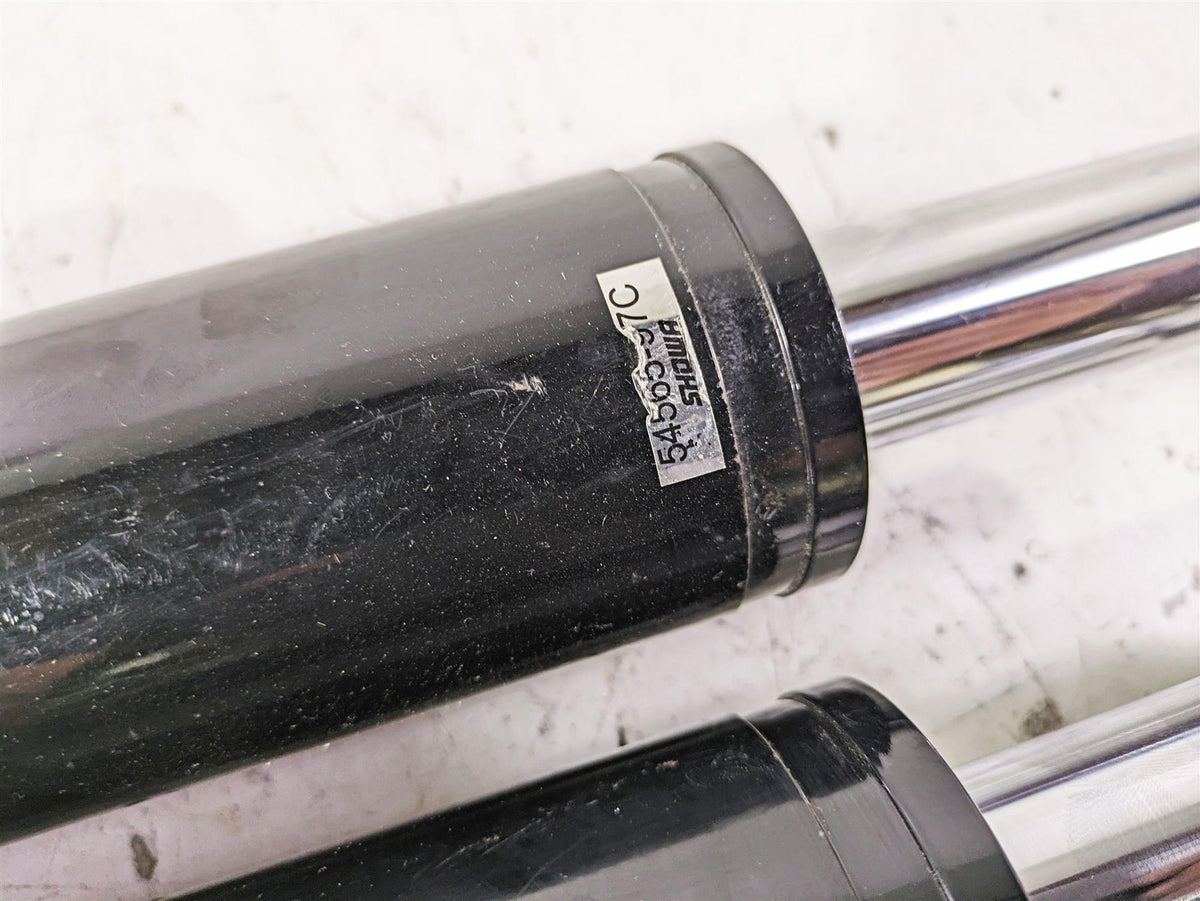2003 Harley Touring FLHTCUI 100TH E-Glide Rear Suspension Shock Set 54565-97C {{ shop.shopifyCountryName }} - Mototech271