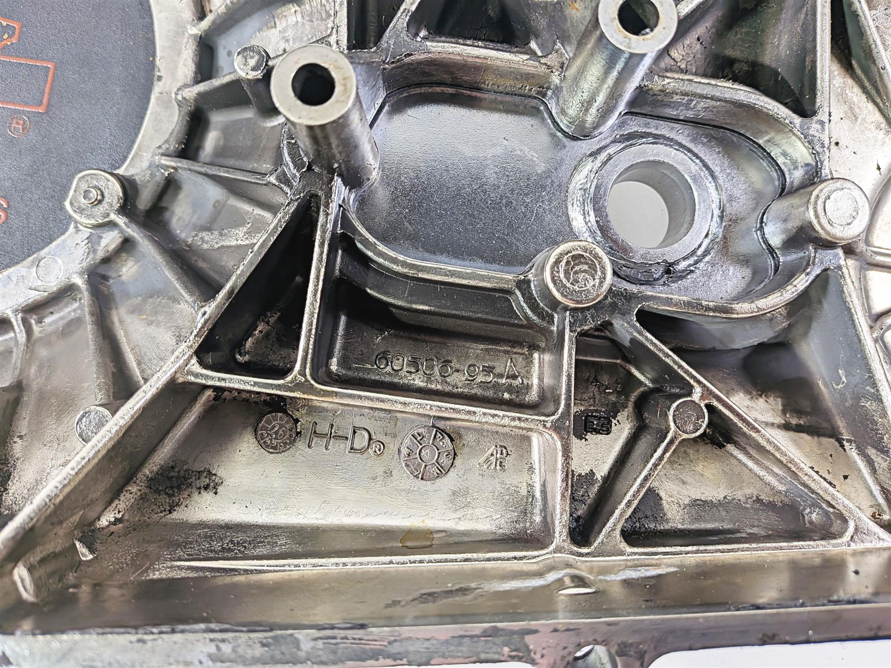 1998 Harley Dyna FXDL Low Rider Outer Primary Drive Clutch Cover 60506-95 {{ shop.shopifyCountryName }} - Mototech271