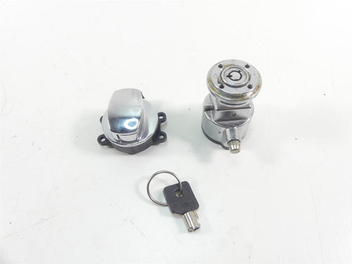 2014 Harley FXDF Dyna Fat Bob Ignition Switch Steering Lock Key Set 71430-12 | Mototech271