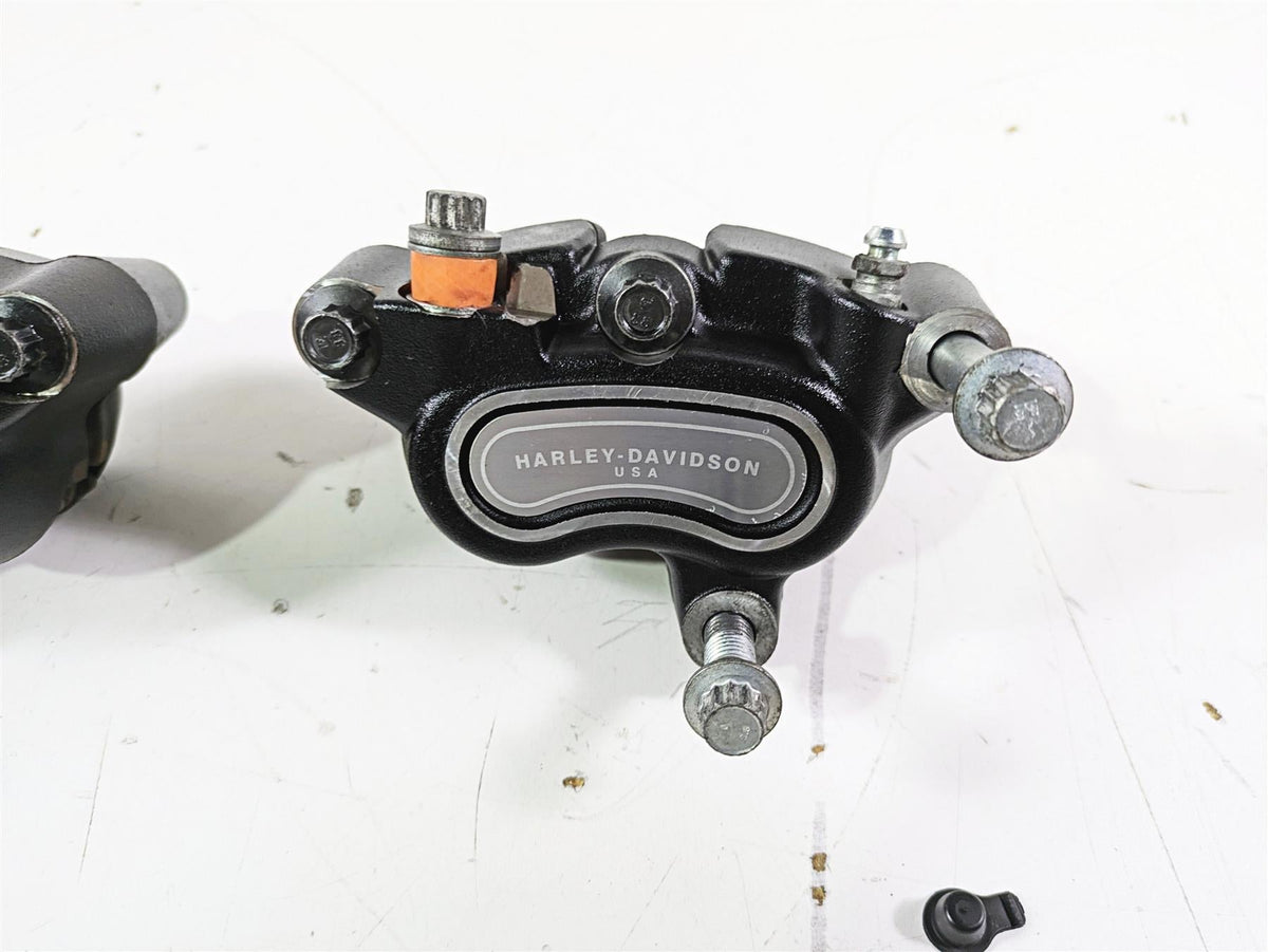 2015 Harley FXDL Dyna Low Rider Nice Dual Front Brake Caliper 41300001 41300002 {{ shop.shopifyCountryName }} - Mototech271
