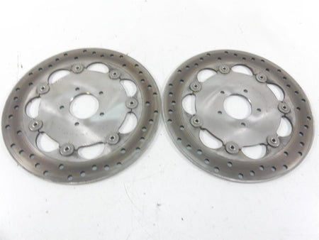2015 Harley FXDF Dyna Fat Bob Front Brake Rotor Disc Set 46717-10 {{ shop.shopifyCountryName }} - Mototech271