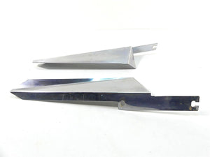 2003 Harley Touring FLHTCI E-Glide 100TH Chrome Fork Wind Deflectors 28-111 | Mototech271