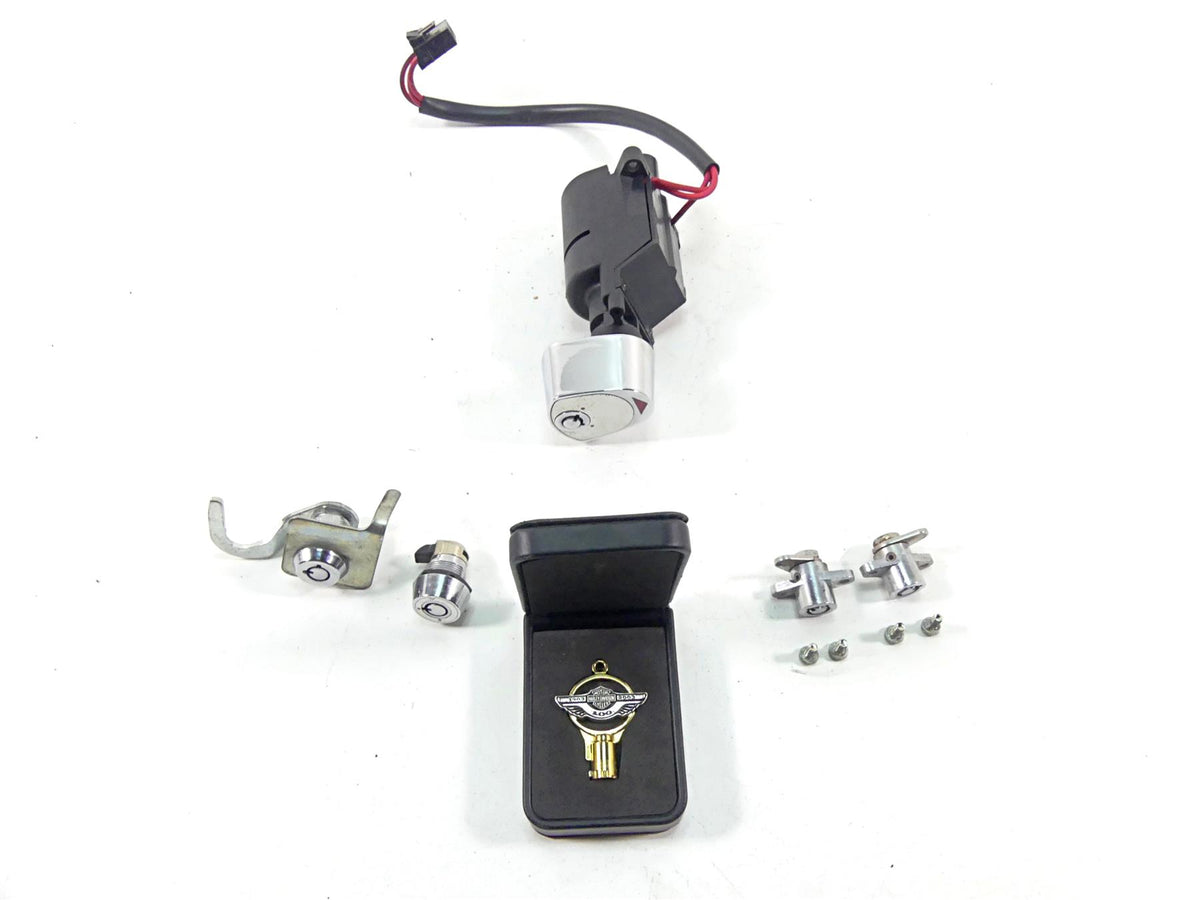 2003 Harley Touring FLHTCI E-Glide 100TH Ignition Switch Key Lock Set 71640-99 {{ shop.shopifyCountryName }} - Mototech271