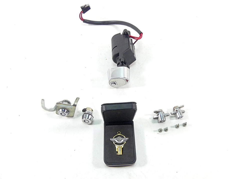 2003 Harley Touring FLHTCI E-Glide 100TH Ignition Switch Key Lock Set 71640-99 {{ shop.shopifyCountryName }} - Mototech271